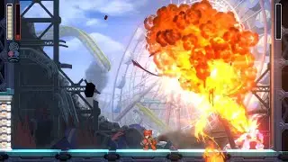 Trophy log: The Blue Flash 4/12 (Mega Man 11) - Blast Man - Speedrun