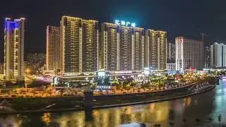 The night scene of Cenxi City in Wuzhou is incredibly charming!