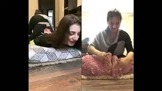 Cloie tickles Jessi face down part 1
