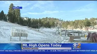 Mt. High In Wrightwood Opens This Morning
