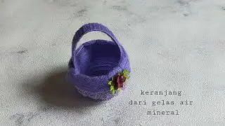 DIY mini basket l beautiful basket #shorts