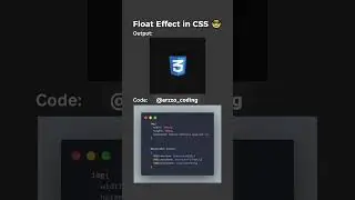 🚀💯 Amazing Float Effect in CSS..... #frontenddeveloper #explore #new #developer