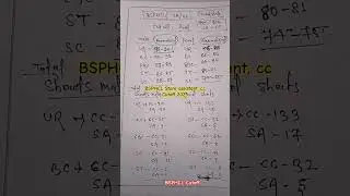 bsphcl cutoff sa/cc 2025 high cutoff 😱 #gadar2 #reels #viral  #bollywood #song #bsphcl