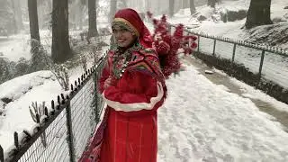 Manali 4K Snowfall Cinematic Video | January Winter Amazing Weather ❤️ | Shot on iPhone XR