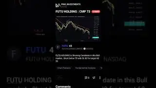 FUTU HOLDINGS LIMITED STOCK OUTLOOK #pnwinvestments #FUTUHOLDING #nasdaq