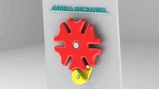GENEVA MECHANISM WORKING ANIMATION | RENDERING | SOLIDWORKS