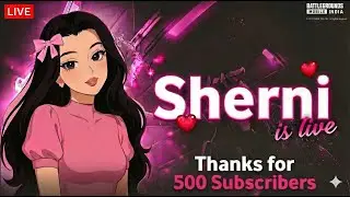 BGMI LIVE TEAMCODE WITH SHERNI✨NEW ULTIMATE SUIT💖 IQOO NEO10❄️ #bgmi #pubg #girlgamer #shorts