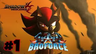 ULTIMATE BRO START !!! Shadow Let's Play Broforce Season 1 Episode 1
