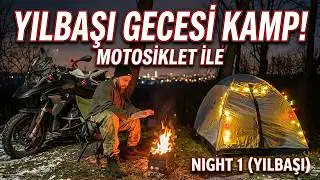 Yılbaşı Gecesi Motosikletle Solo Kamp: Macera Dolu Bir Gece! | Nature ASMR