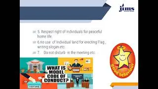Contents of model code of conduct  during Election Campaigning