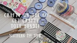 Happy Planner Get Crafty Tote Bundle | Crafty On The Go | Southern Tee Time