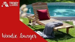 deVries Woodie Lounger mit R&auml;dern / Produktvideo