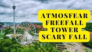 AtmosFear freefall tower at Liseberg Gothenburg in Sweden