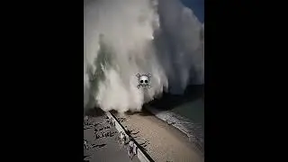 The Biggest Wave? 💀 #edit  #phonk #shorts  #phonkagressive #brazil