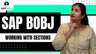 SAP BOBJ Working with Sections | Working with Sections in SAP BOBJ | SAP BOBJ | Learn SAP | UppTalk