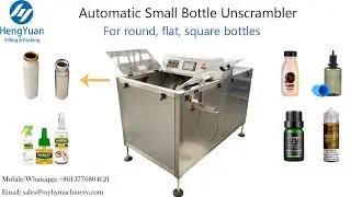 PLC HMI Controlled Bottle Unscrambler / Bottle sorting machine