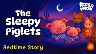 The Sleepy Piglets & The Diner Cats 🐷 🐱 COZY Bedtime Story for Kids 💤