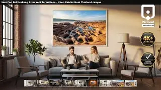 Sam Pan Bok Mekong River Rock Formations #ThailandTourism