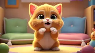 Meow! Learn Animal Sounds with a Curious Kitten 🐱 | Nursery Rhyme