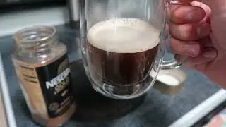 Make an Americano at Home in under 10 Seconds with Nescafe Gold Instant Espresso!