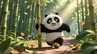 Baby Panda and the Bamboo Parade 🎉 | Cute Animal Rhyme for Kids | Nursery Rhymes
