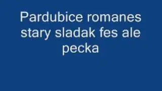 pardubice romanes stary sladak pekny