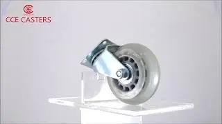 CCE CASTERS-2.5 Light Duty Swivel Plate PU Caster And Wheel