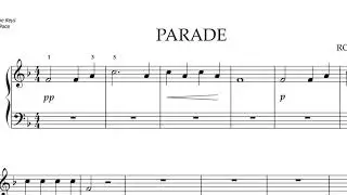 Parade (Piano Beginner's Solo) - From THROUGH the KEYS - By Robert Pace