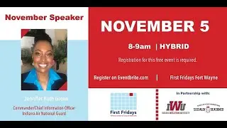 First Fridays November 2021: Lt Col Jennifer-Ruth Green