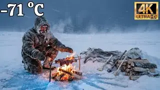 Surviving the Long Winter: Building a Fire Camp & Cooking Reindeer Meat at &ndash;71&deg;C