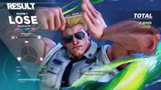 STREET FIGHTER V - Ranked Match - Guile Makes me sad.