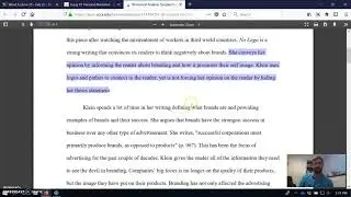 Rhetorical Analysis Essay