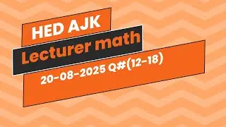 HED lecturer ajk lecturer math