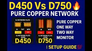 DJ Network Plate Explained 🔊  D450 & D750 Pure Copper &bull; One Way, Two Way, Monitor Setup Guide