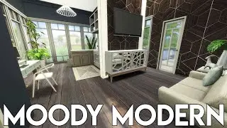 I Renovated A MsGryphi Build Into A Modern Tiny House | Sims 4 Speed Build | HEAVY CC + LINKS