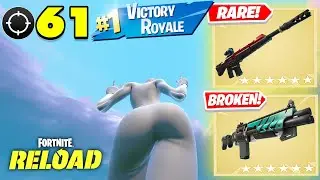 *MYTHIC* Kor's Deadeye DMR is BROKEN l61 Elimination *RELOAD* Gameplay Wins (Fortnite Chapter 6 K&M)