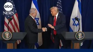 Trump, Netanyahu hold press conference after peace talks