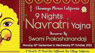 CMTT - Night 6 Nava Dhanya | CMTT California 9 Night Navratri Yajna | Swami Prakashananda | 01.10.22