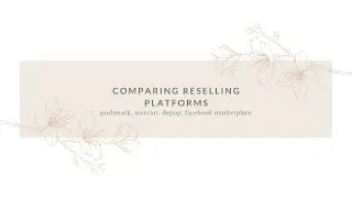 comparing platforms: poshmark, mercari, depop, thredUp, facebook marketplace | stressdressed