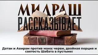 Датан и Авирам против мана: черви, двойная порция и святость Шабата в пустыне! Мидраш (Бешалах 11)