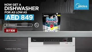 Midea Dishwasher X Finish Detergent Combo