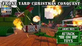 Army Men: Attack on Toys - SUPER HARD - Front Yard Christmas (Conquest #4)