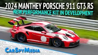 2024 Manthey Porsche (992) 911 GT3 RS MR Performance-Kit Caught Testing At The N&uuml;rburgring