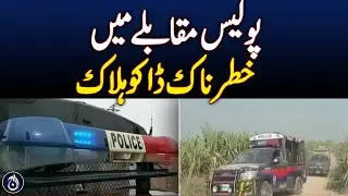 Armed Criminal Killed in Sadiqabad Police Encounter - Aaj News