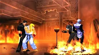 [Street Fighter Mugens] AldRich & Kyo Vs Ken&Ortsac  HIGHLY INSANE FIGHT