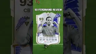 93 Ferdinand Review in EA Sports FC 24 #shorts #short #fc24 #eafc24 #totydefenders #toty #ferdinand