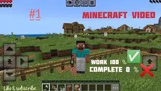 ALL TYPES GAMING  is live! Minecraft playing #1