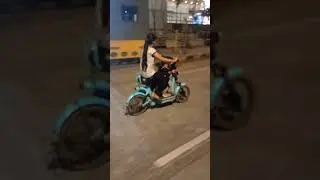 charging bike ride in BKC