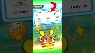 *New* pokemon ✨Shiny Dedenne battle in pokemon go #soparstart #pokemon #pokemongo #shortsfeed