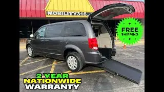 '17 Dodge Caravan 65k FREE SHIPPING 2 Year Warranty-Flip Seats NEMT Wheelchair Van Mid $30s! #1867